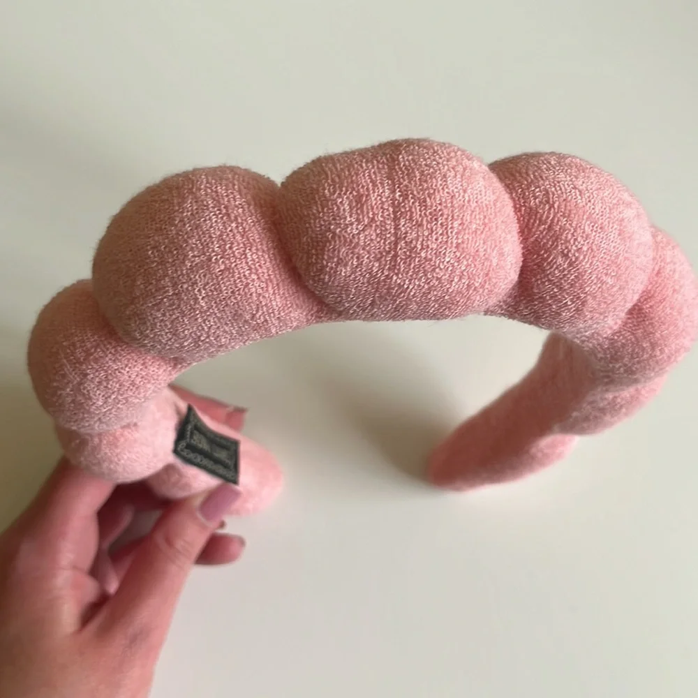 Pink braided headband